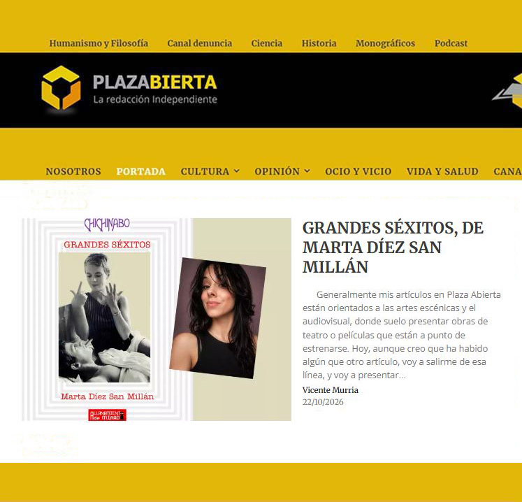 ‘Grandes séxitos’ de Marta Díez San Millán